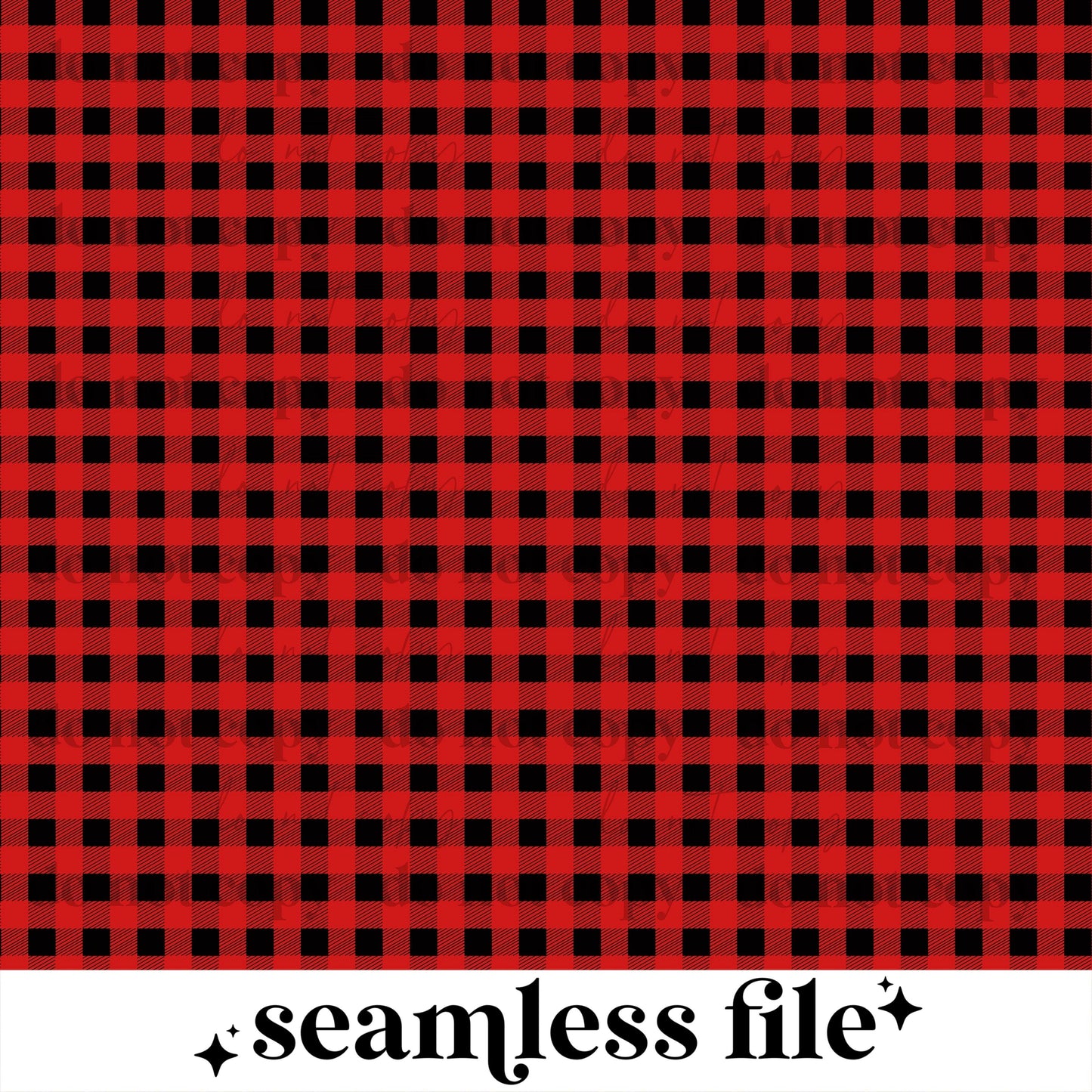 Red plaid Seamless