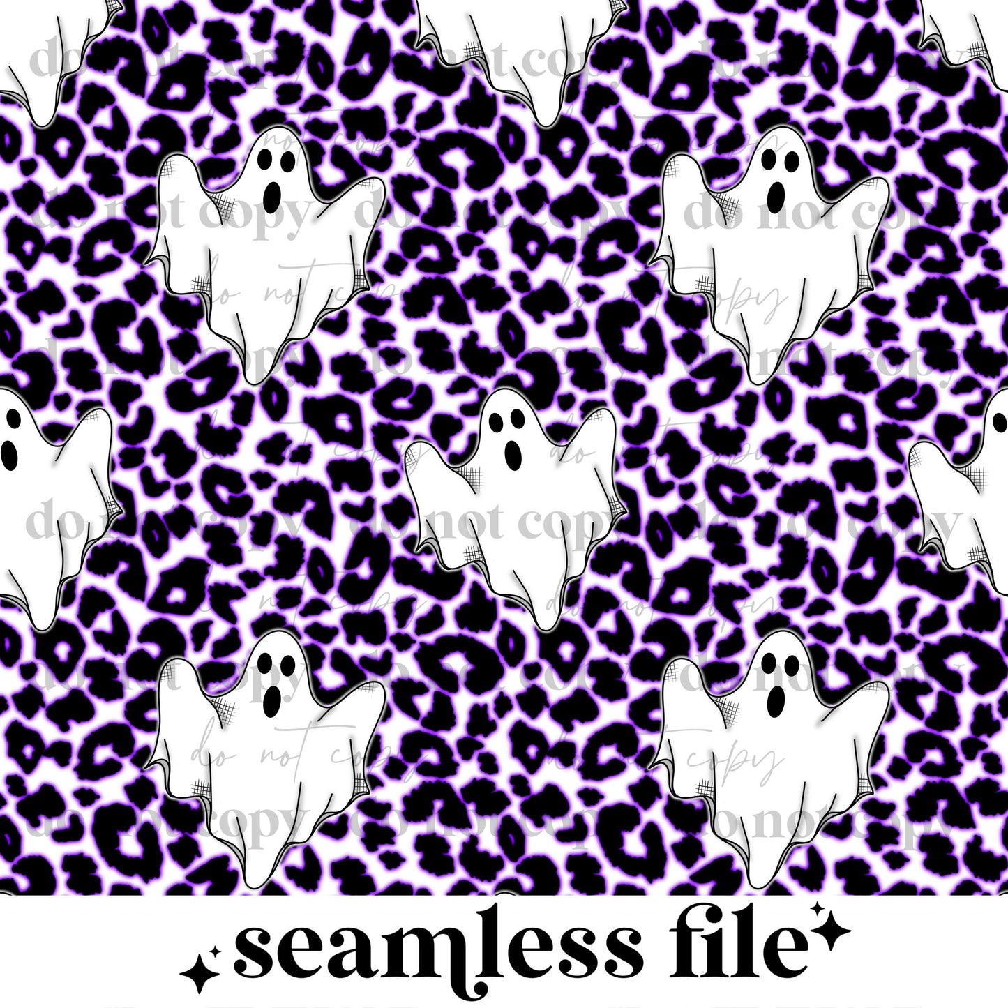 Cheetah Ghost Seamless