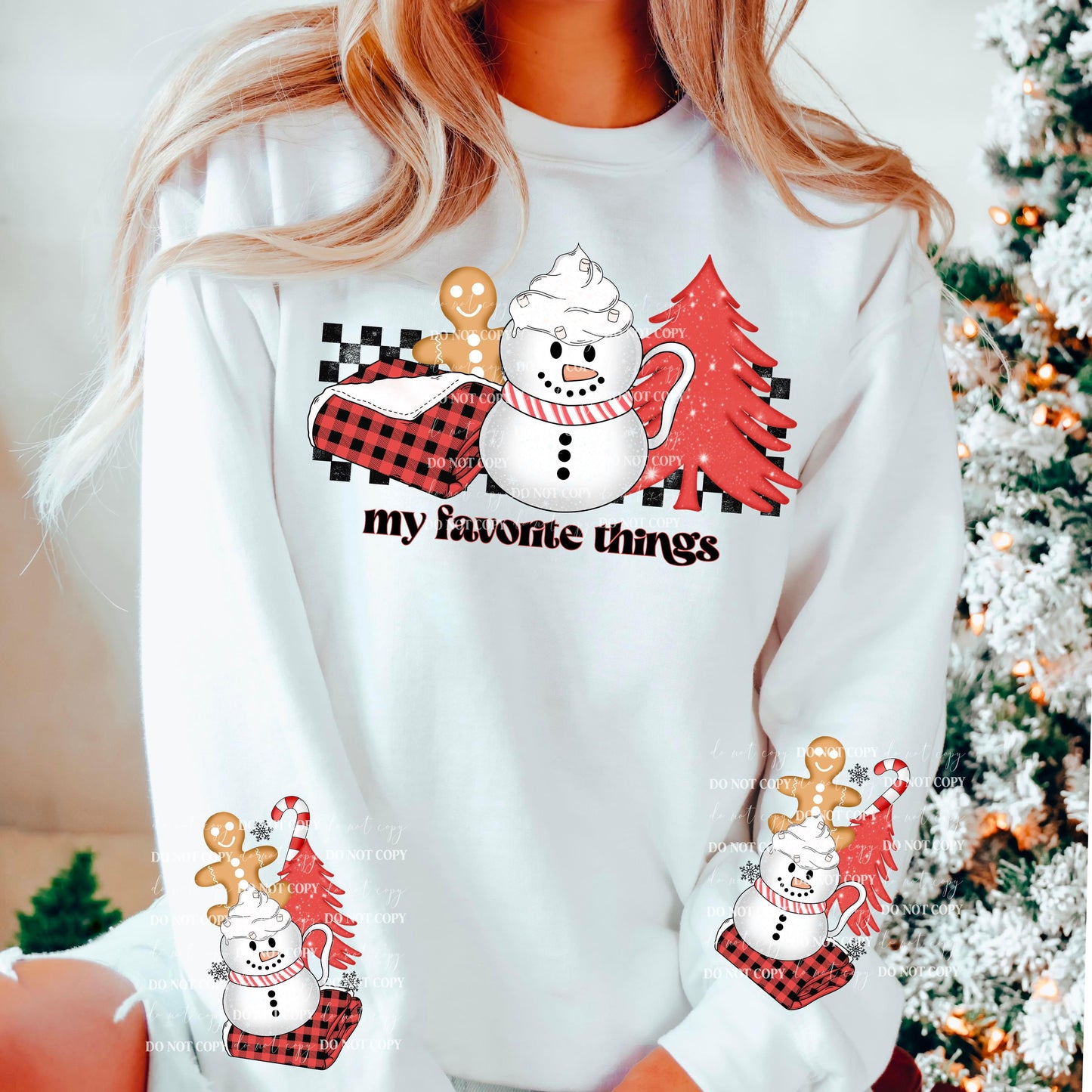 My Favorite Things Christmas w/ sleeves PNG