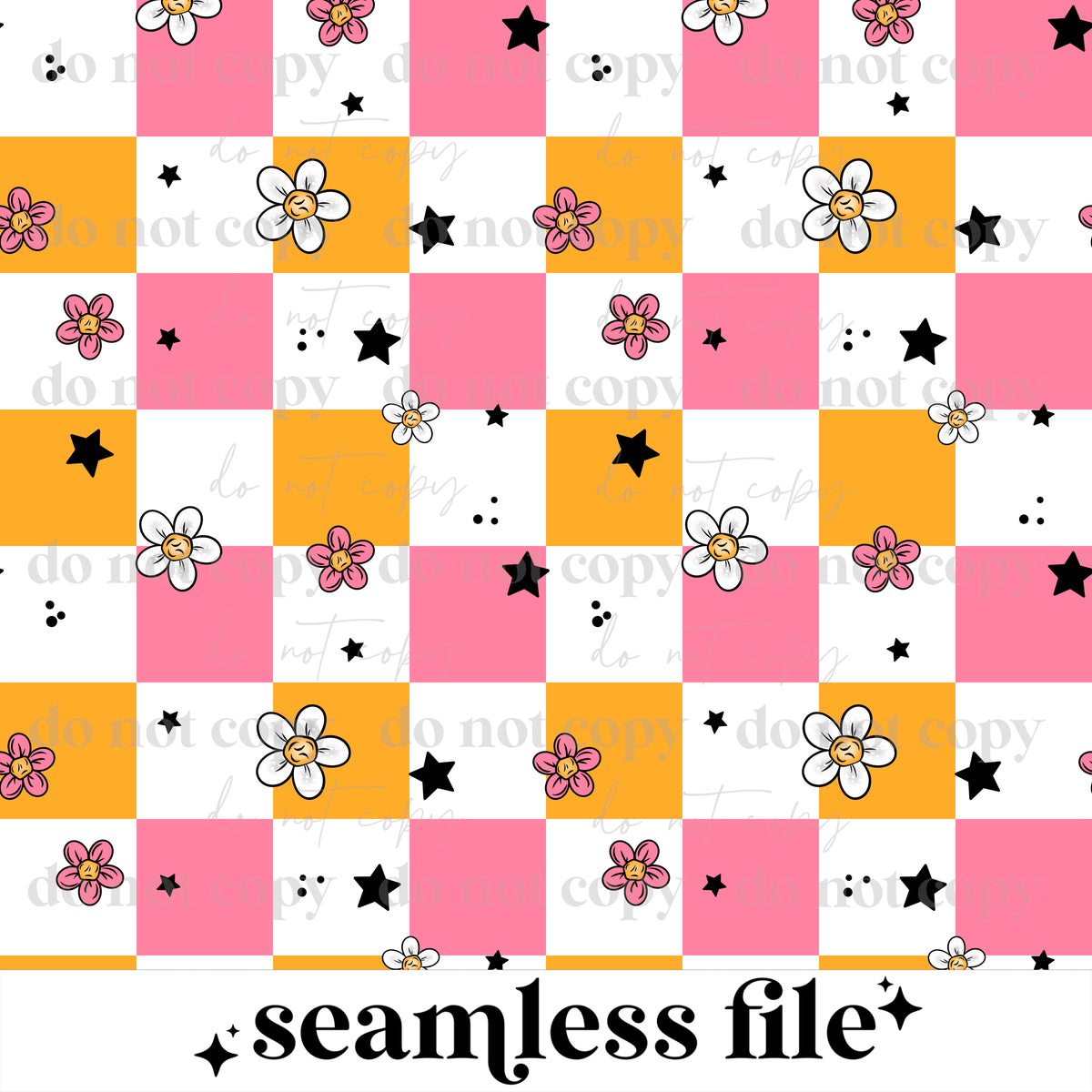 School Checker Seamless Coord