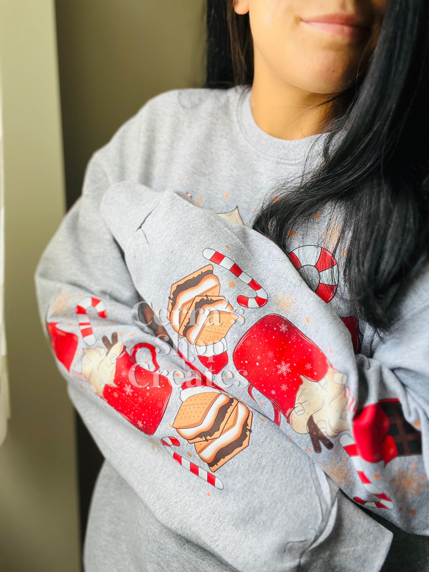 Hot cocoa crewneck PRE ORDER (tat 5-10 business days)