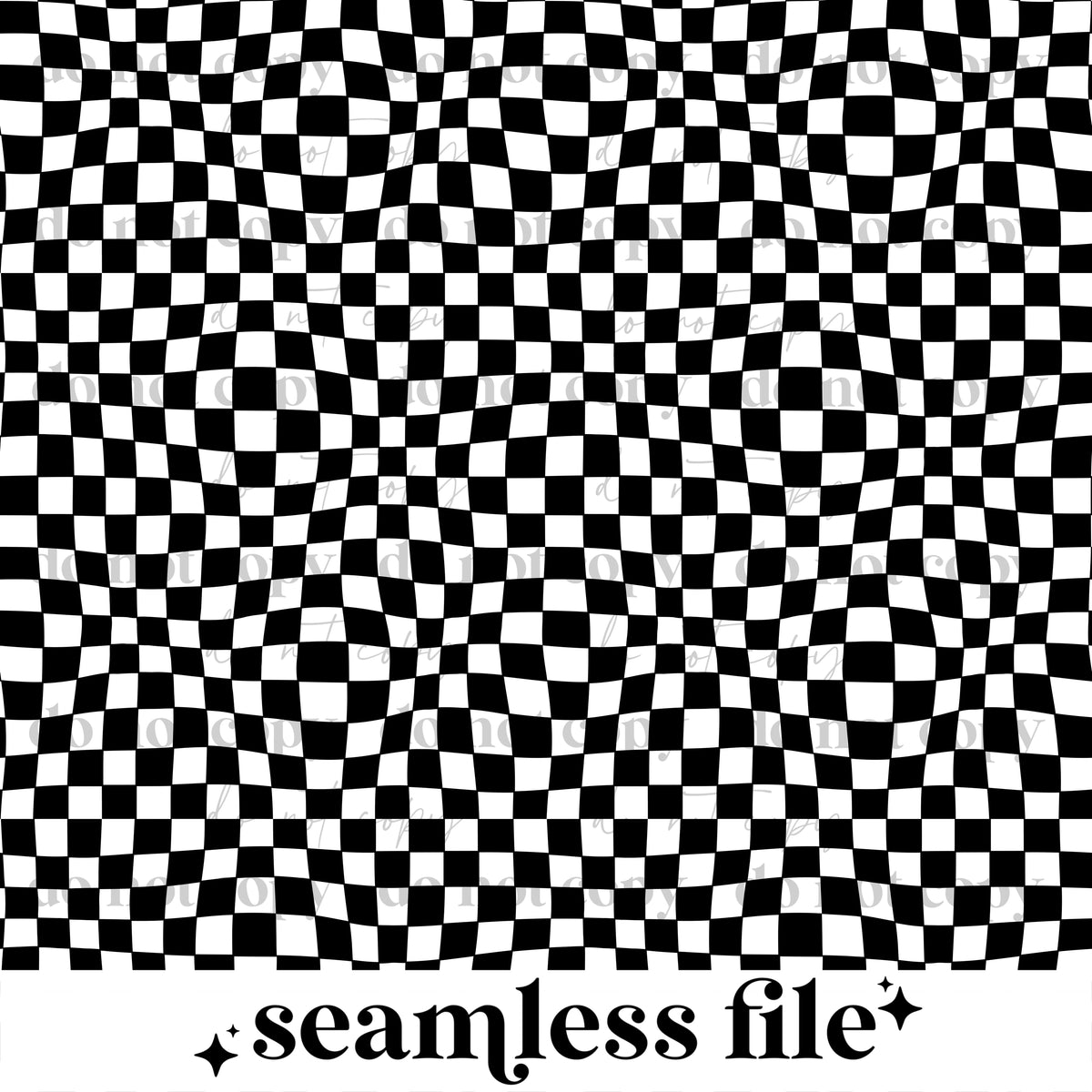Wavy Checker Seamless