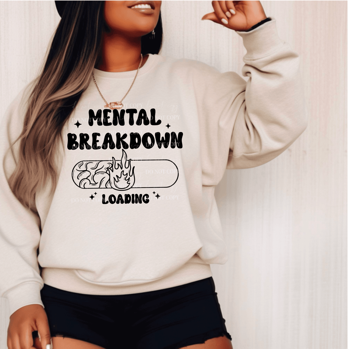 Mental breakdown single color PNG