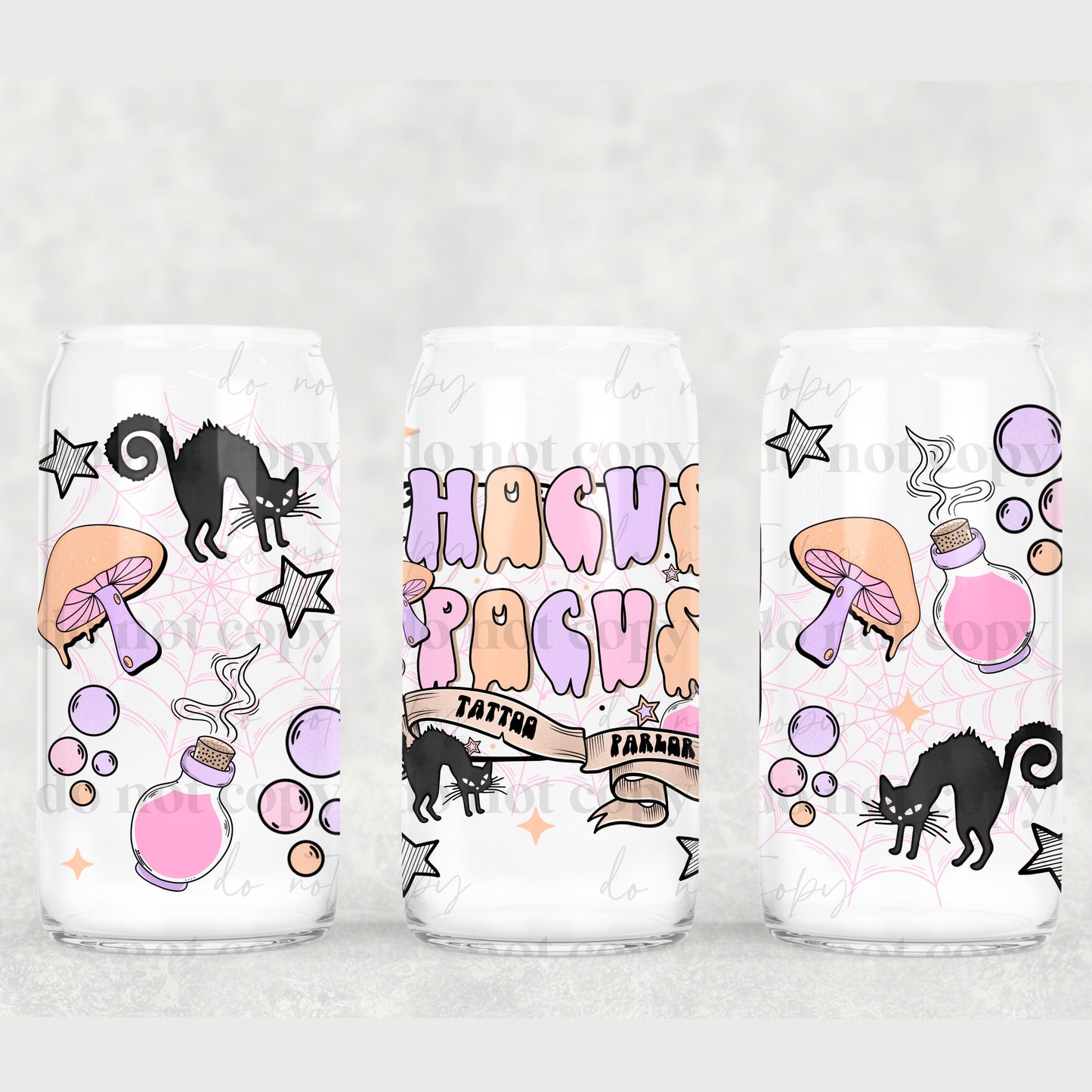 HP Tattoo 16oz Glass Wrap PNG