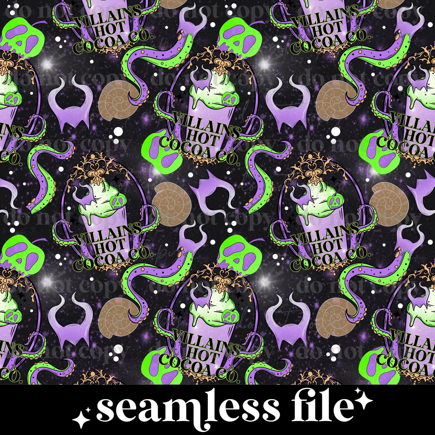 Villain Hot Cocoa Seamless
