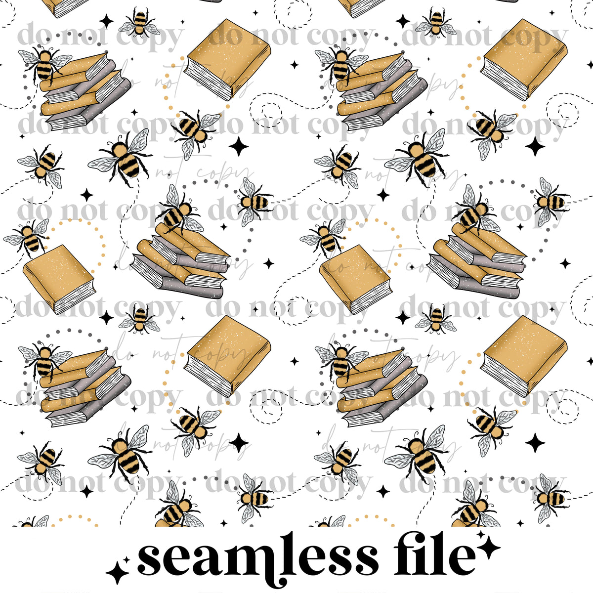 Bee Book seamless