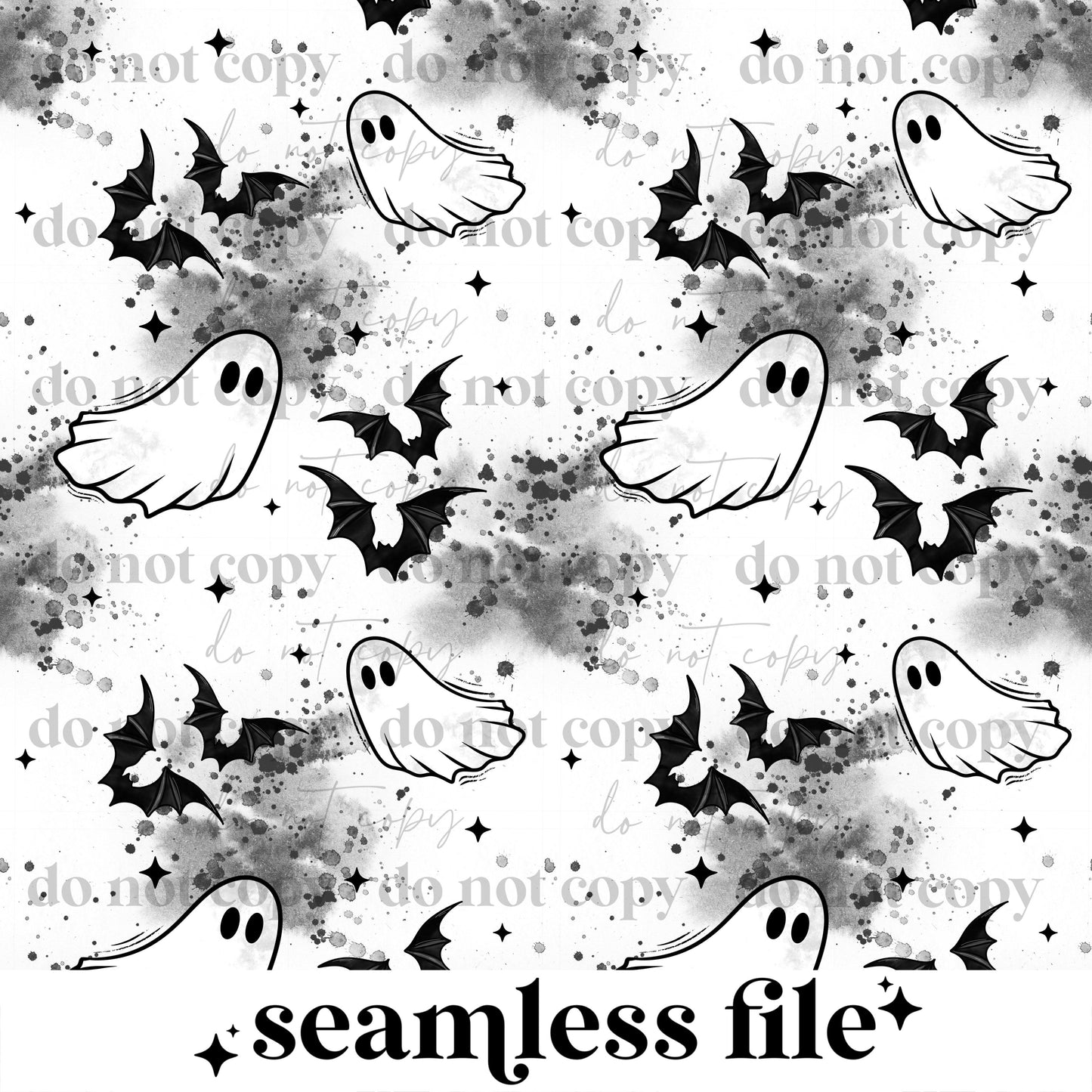 Hot cocoa scary movies seamless Coord
