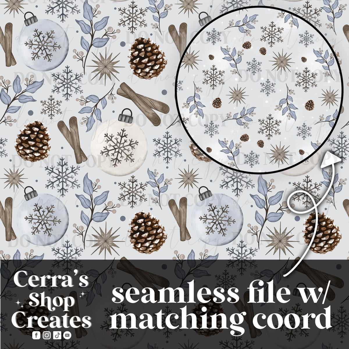 Cozy winter seamless + matching coord