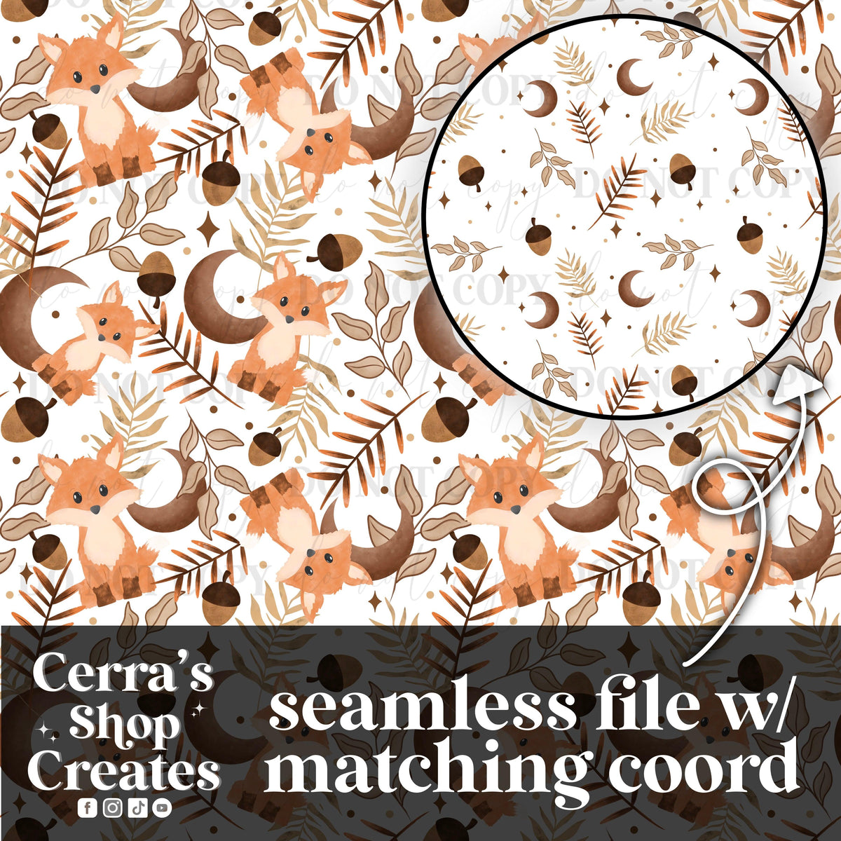 Fox seamless + matching coord