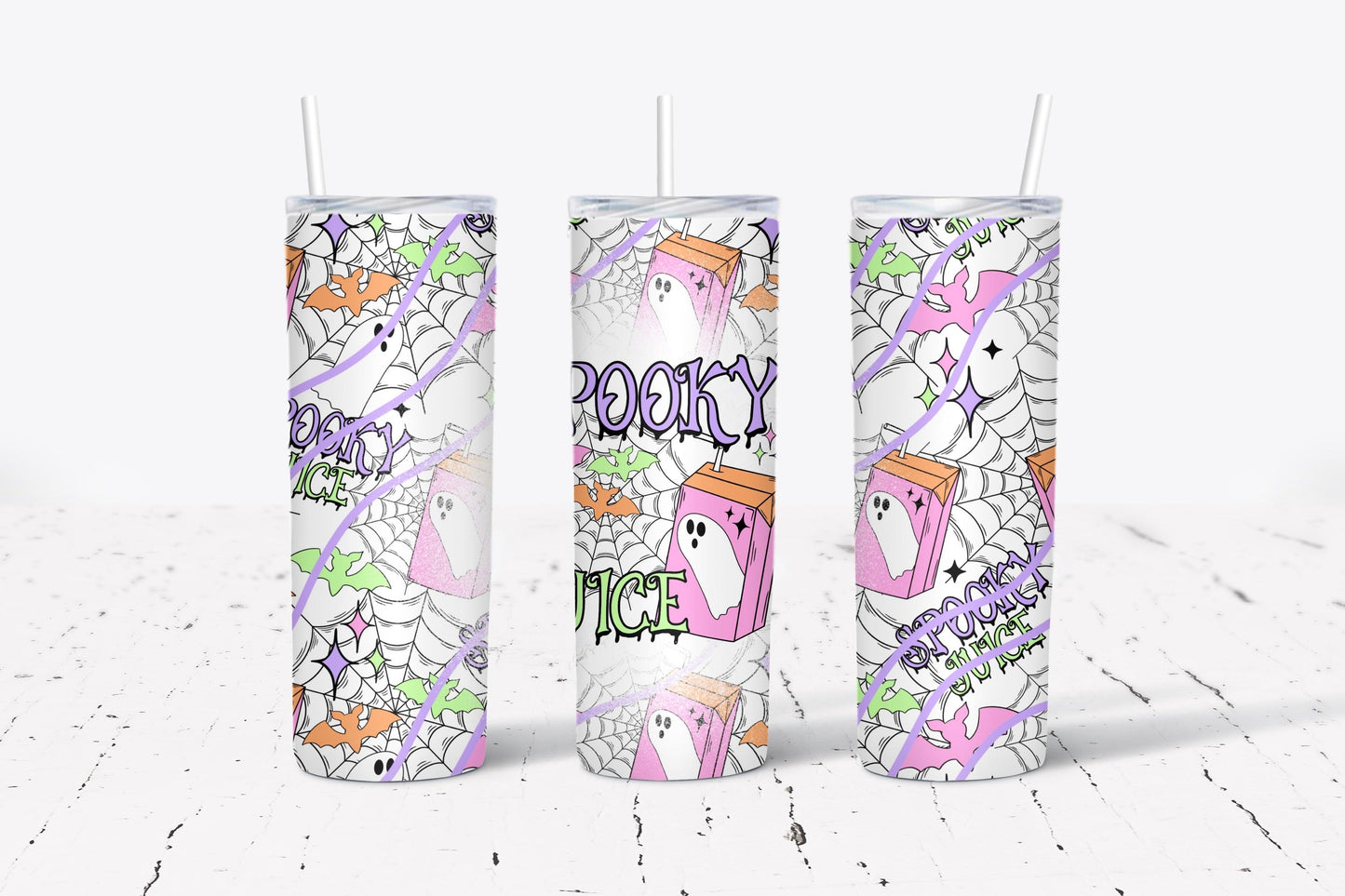 Pink Spooky Juice Tumbler Wrap