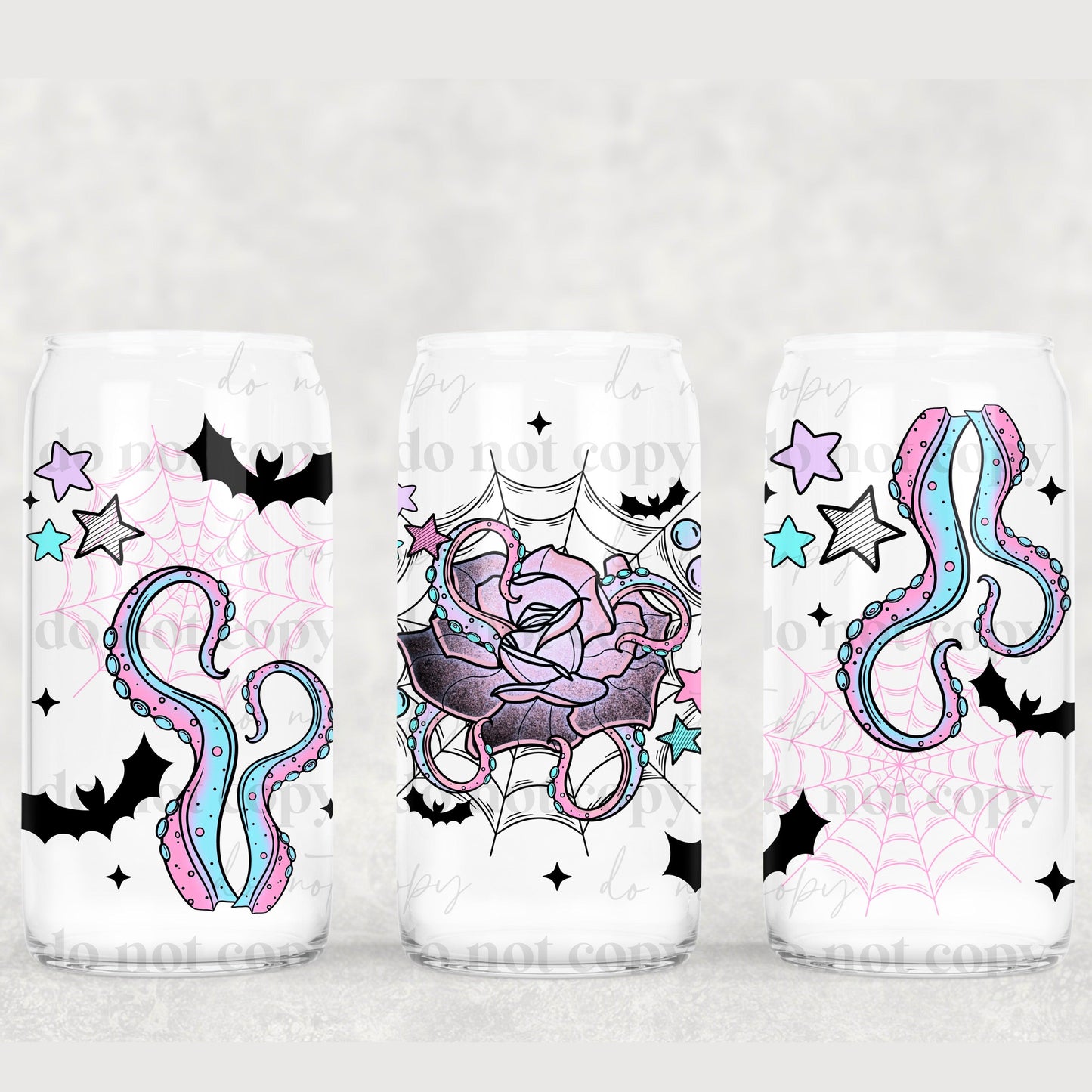 Villain Rose 16oz Glass Wrap
