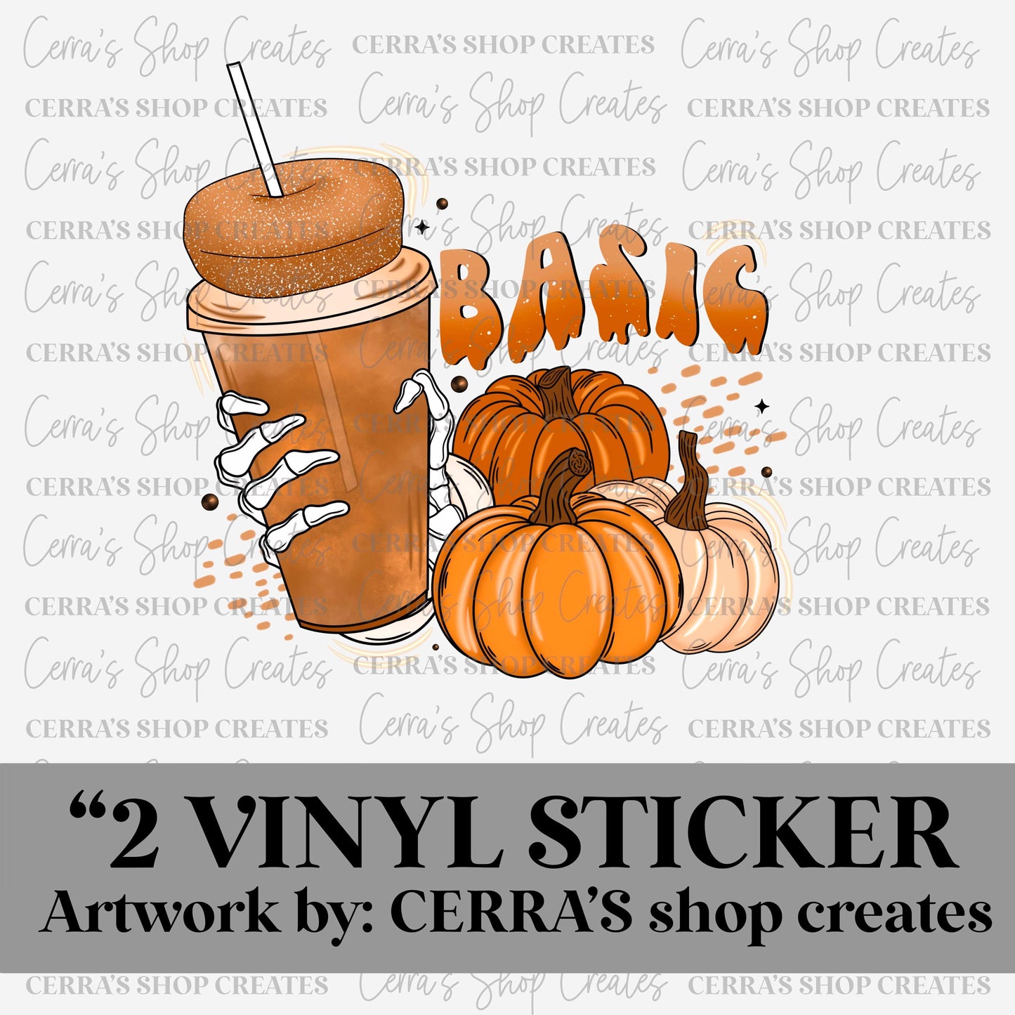 Basic : vinyl sticker