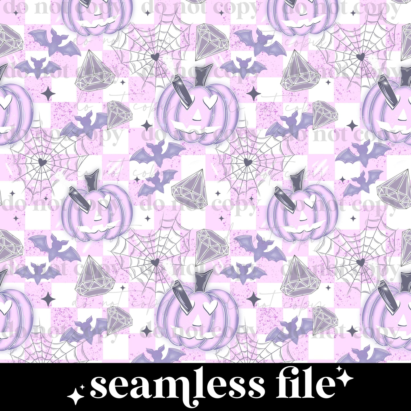 Pastel Pumpkins Seamless