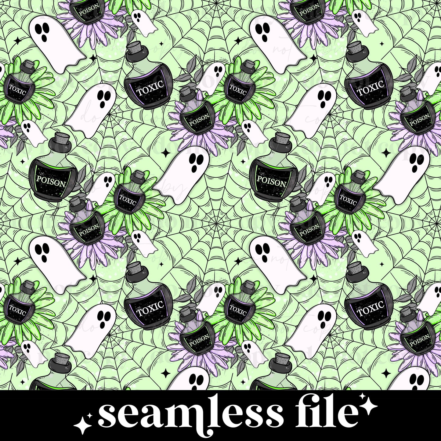 Toxic Floral Seamless