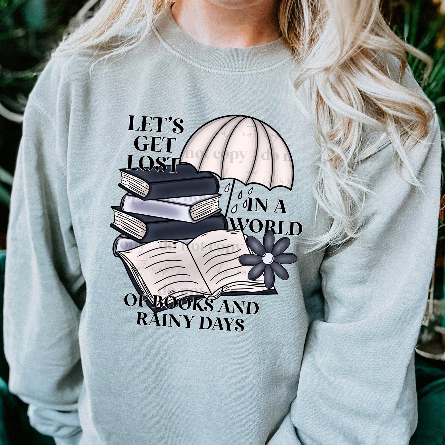 Books & Rainy Days Full Color PNG