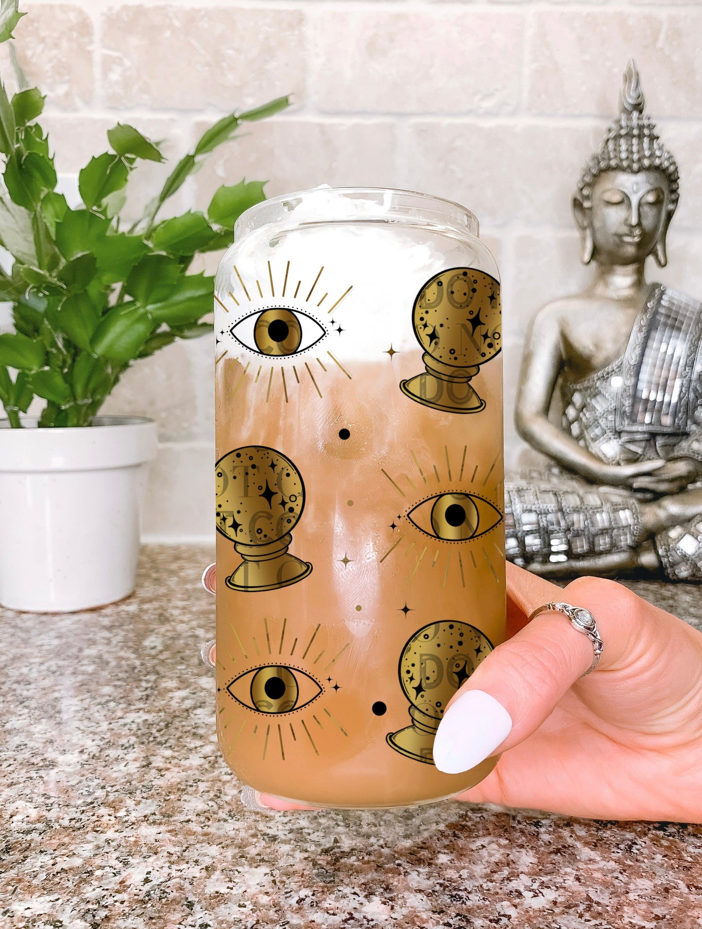 Witchy tumbler wrap sized for 16 oz frosted cup from mother tumbler Cerra's Shop Creates