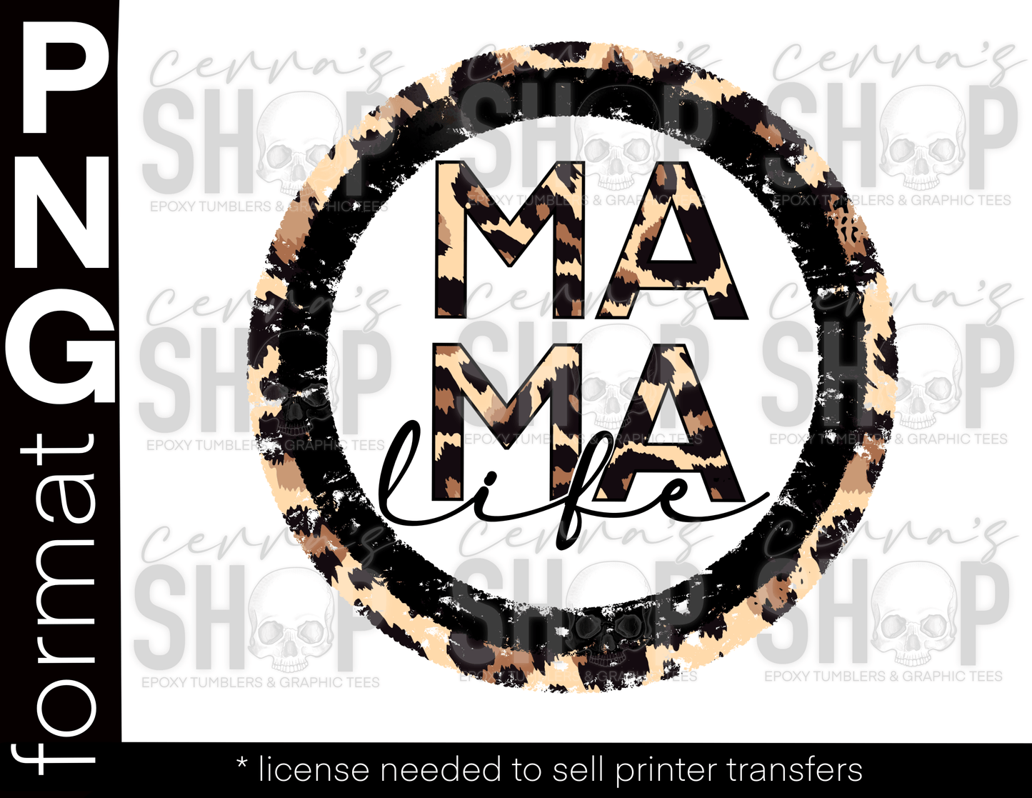 Cheetah mama life (full color) Cerra's Shop Creates