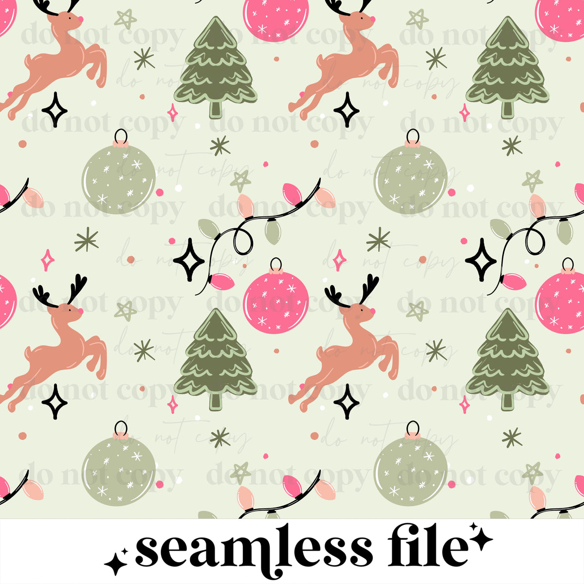 Magic Of Christmas Seamless