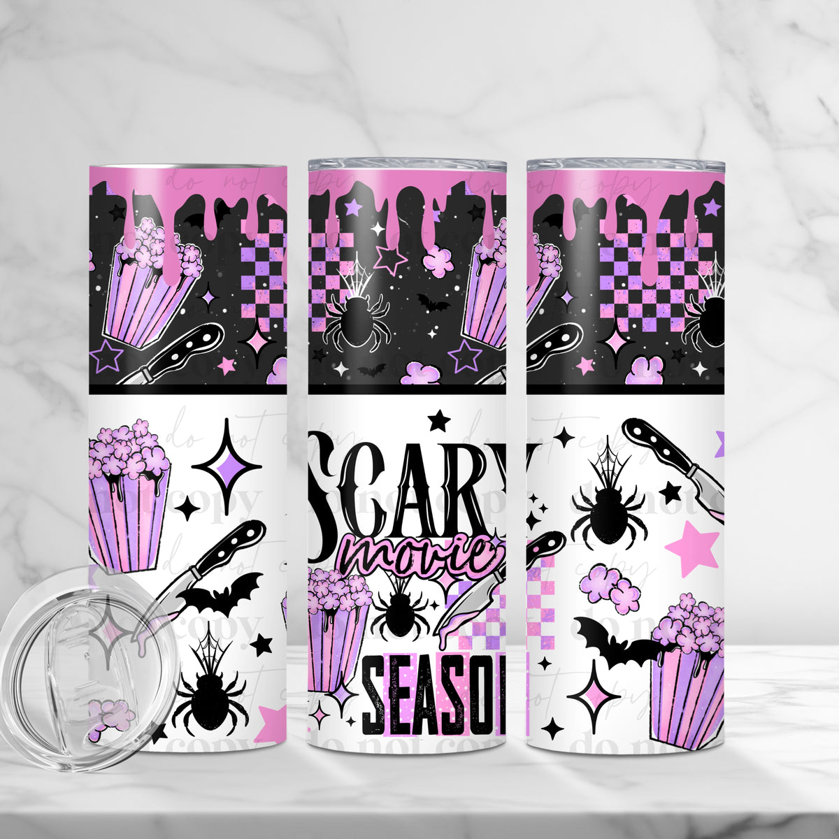 Scary Movie Season Tumbler Wrap