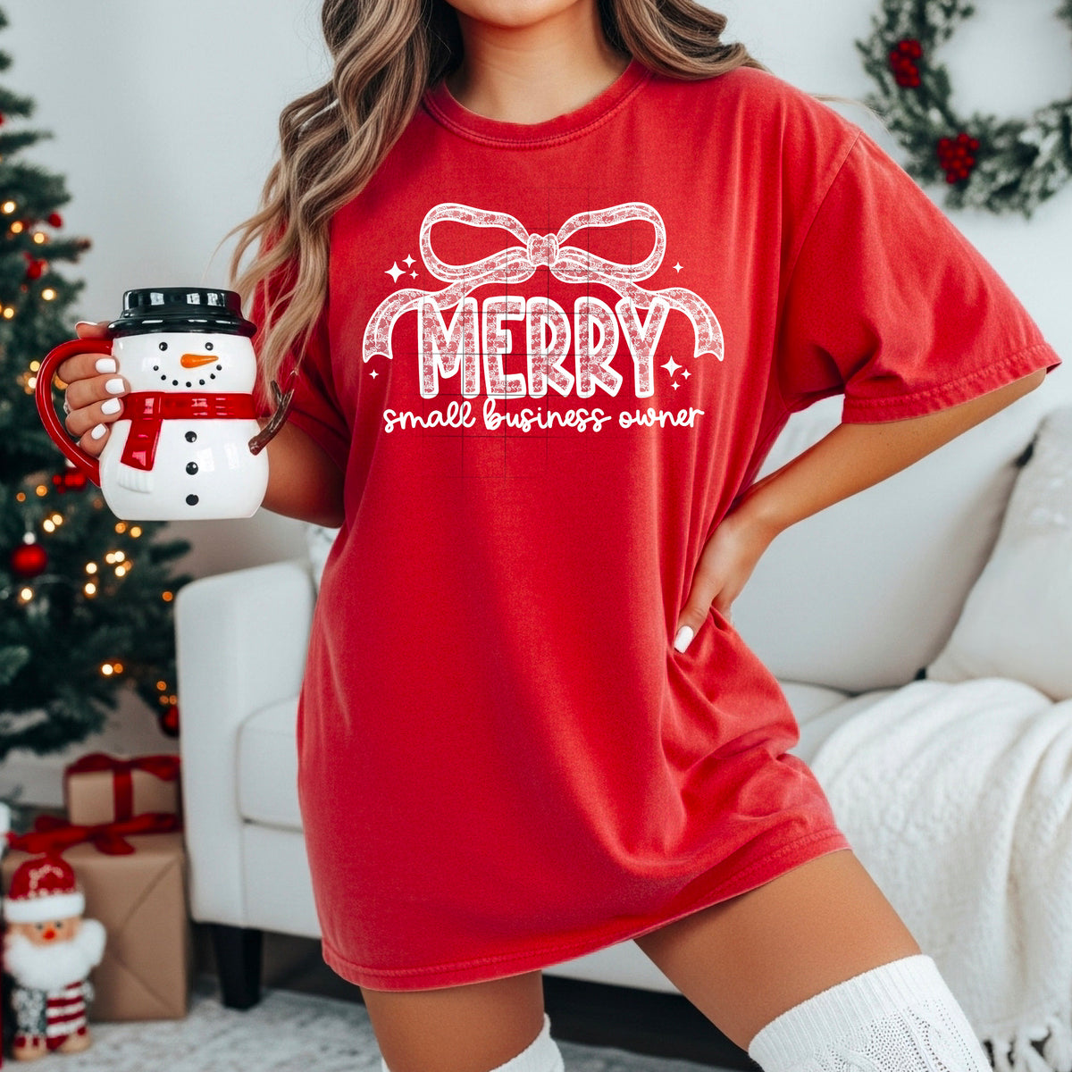 Merry Lace Small Business white only PNG