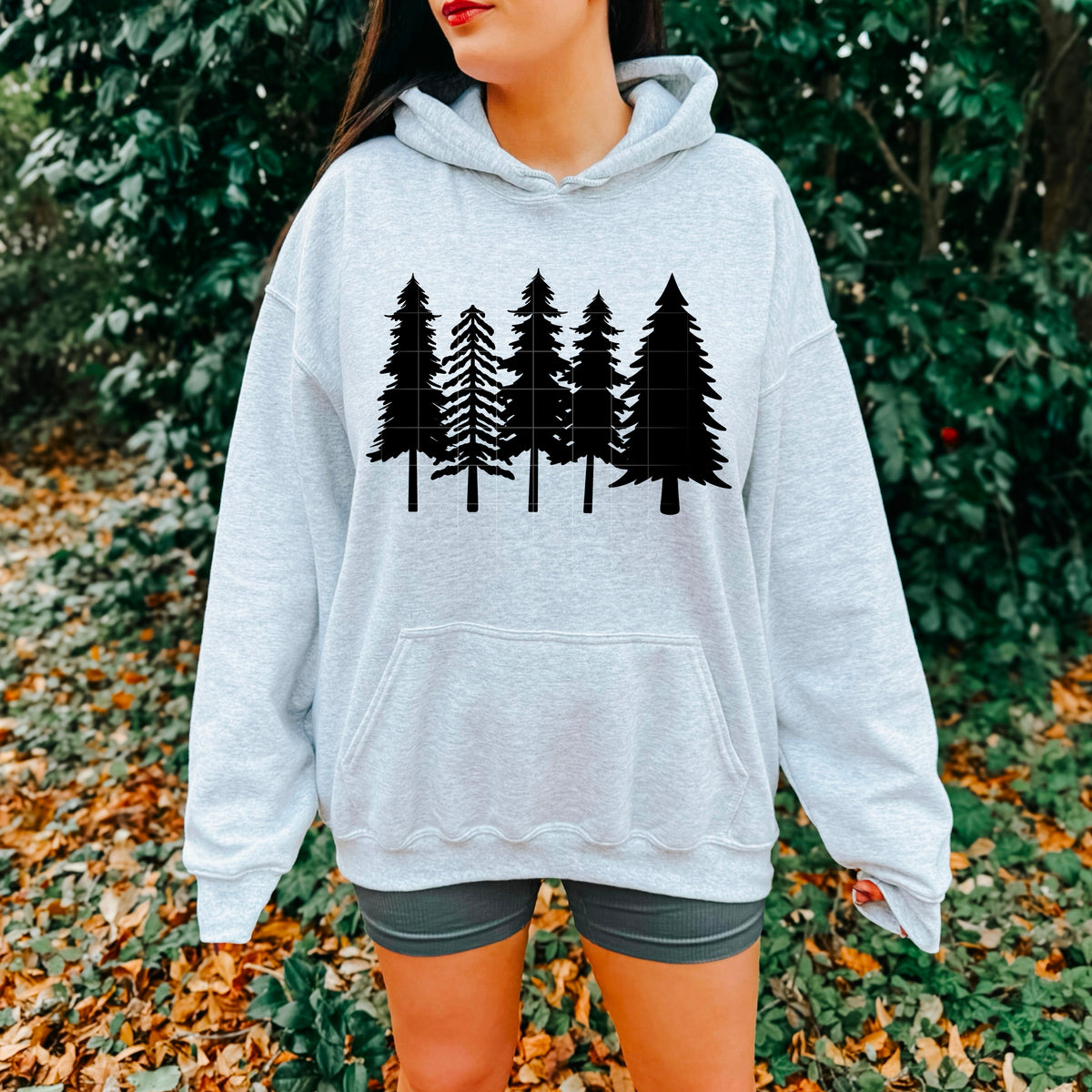 Trees single color PNG