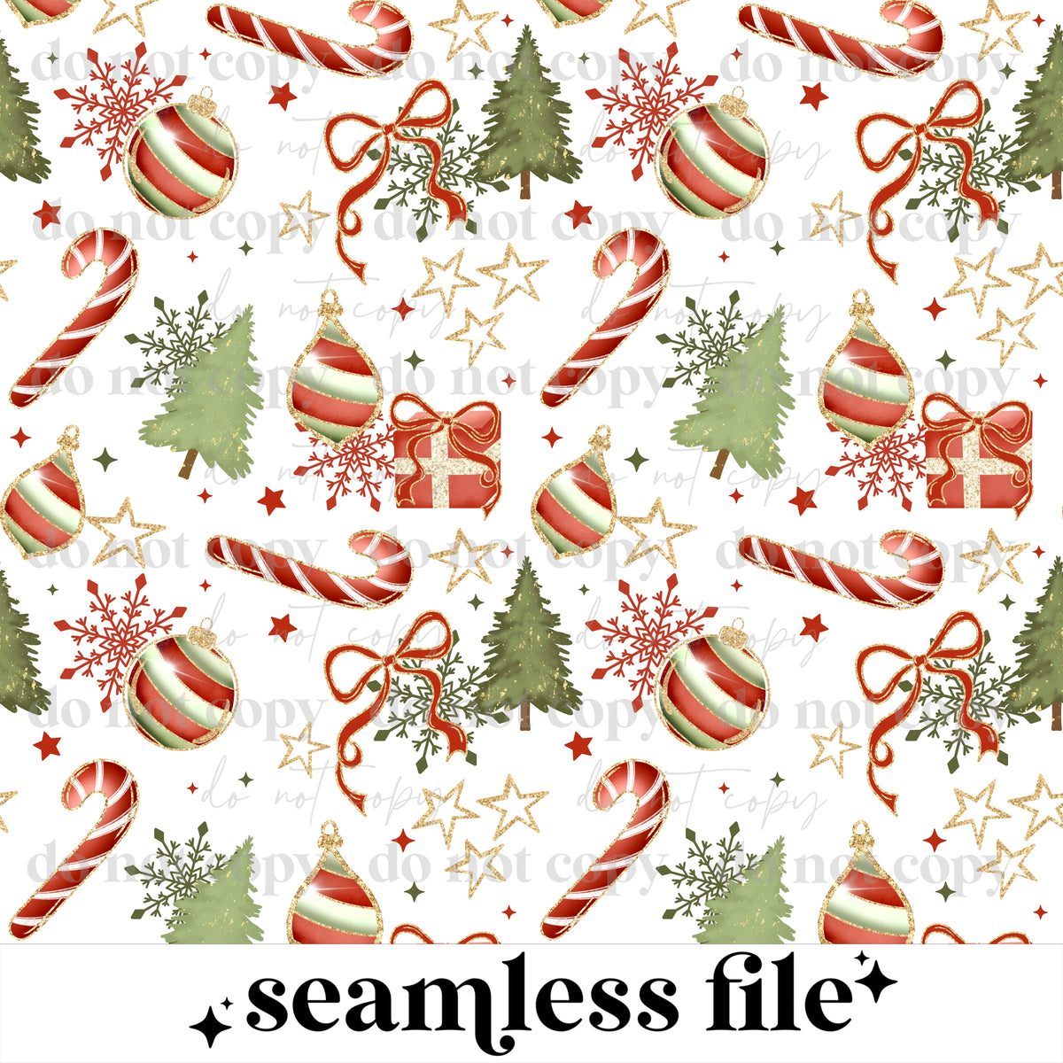 My Heart Belongs To Christmas Seamless