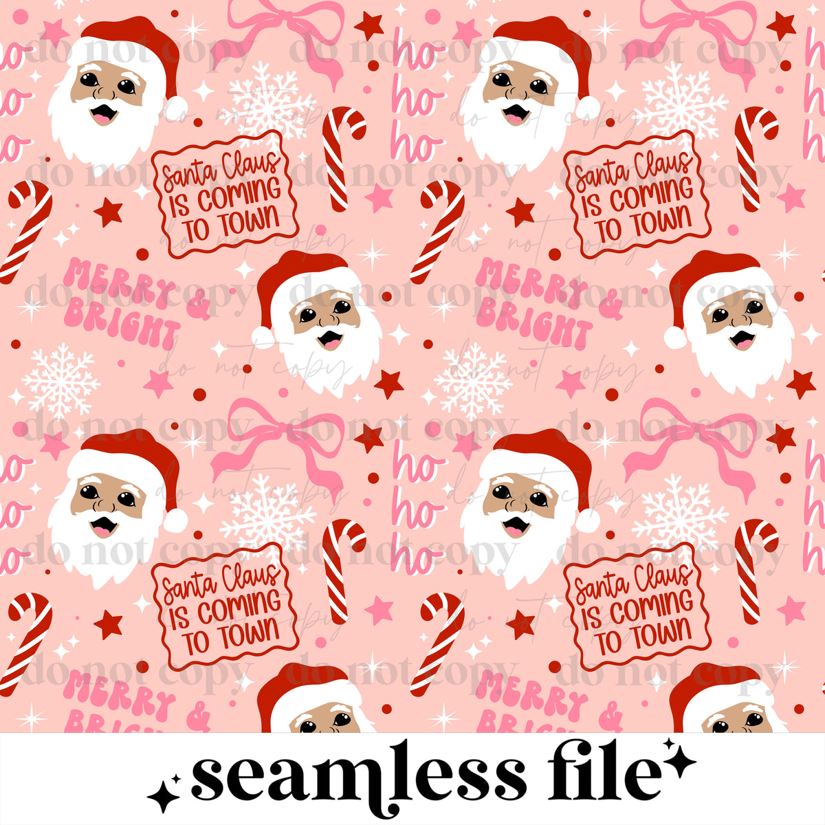 Santa Claus Seamless (2 skin tones)
