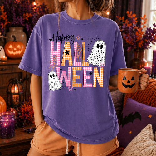 Happy Halloween Ghosties PNG