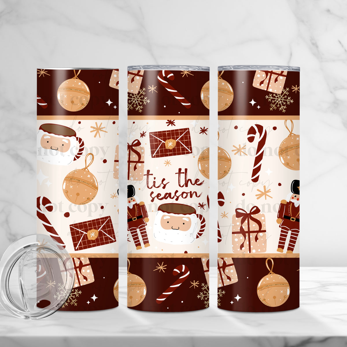 Tis the season nutcracker Tumbler Wrap