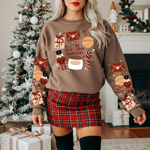 Tis the season nutcracker w/ Sleeves PNG