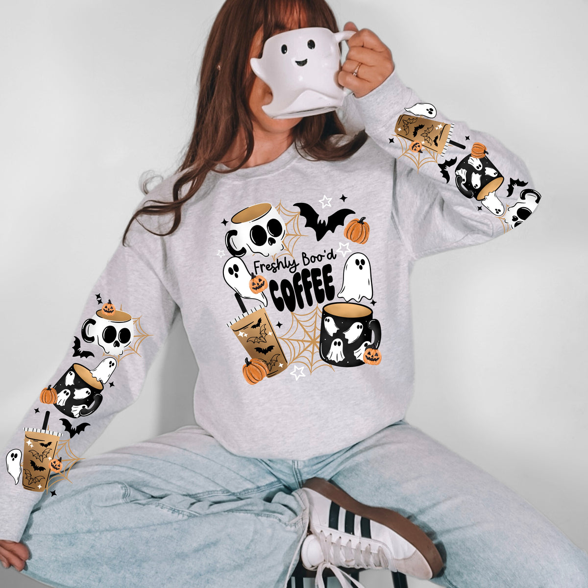 Freshly Boo’d coffee w/ Sleeves PNG