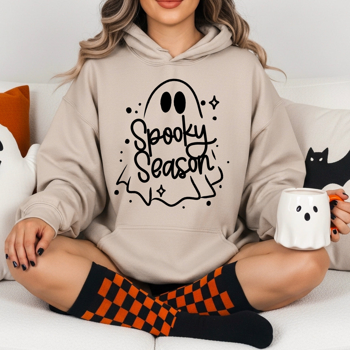Spooky season ghost Single Color PNG