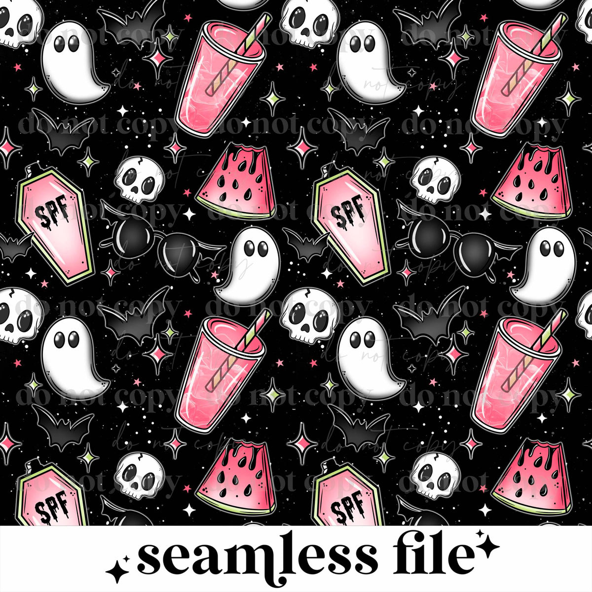 Spooky Summer Seamless