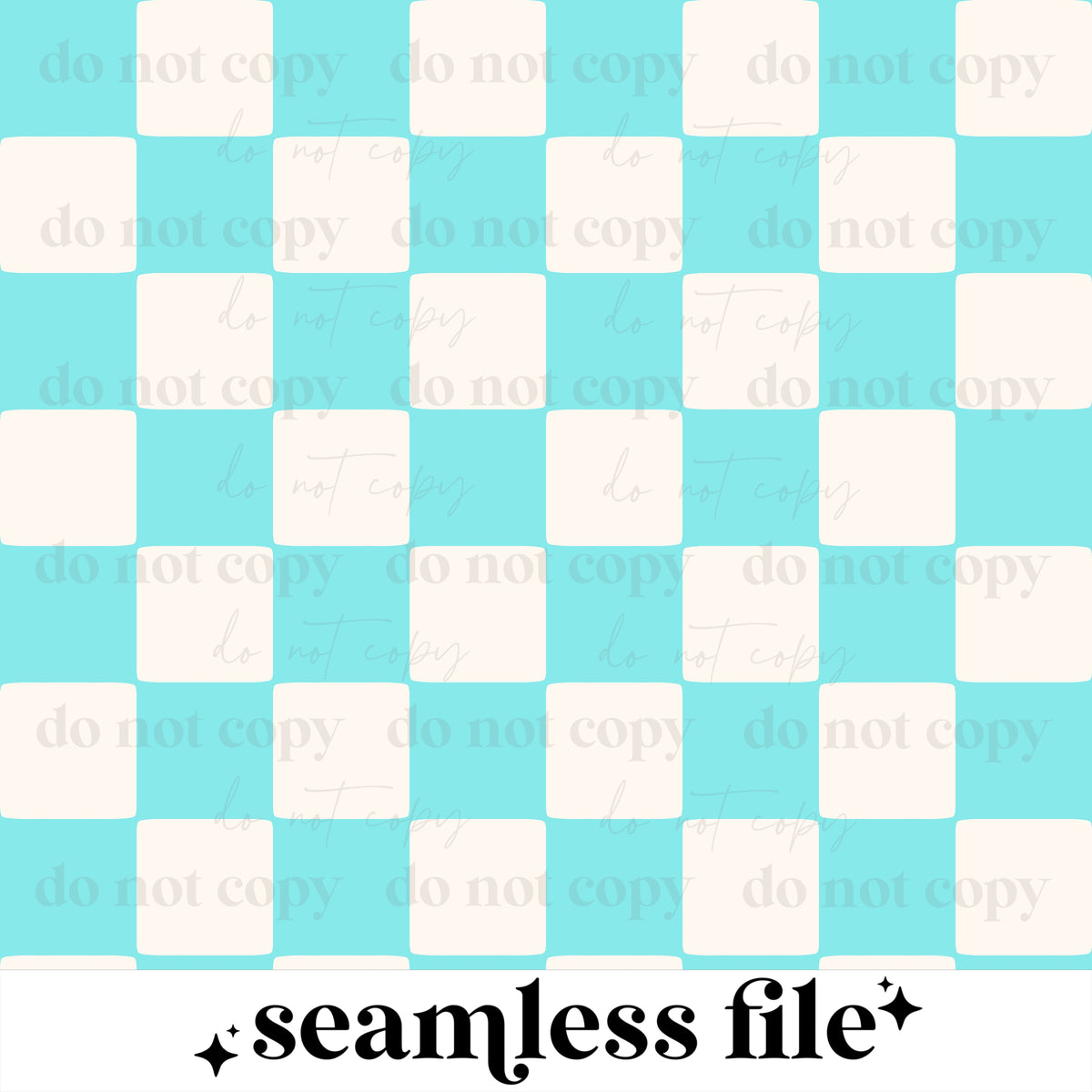 Blue Checker Seamless