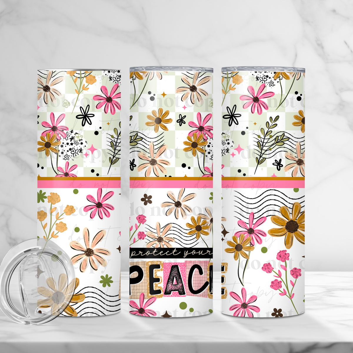 Protect your peace Tumbler Wrap