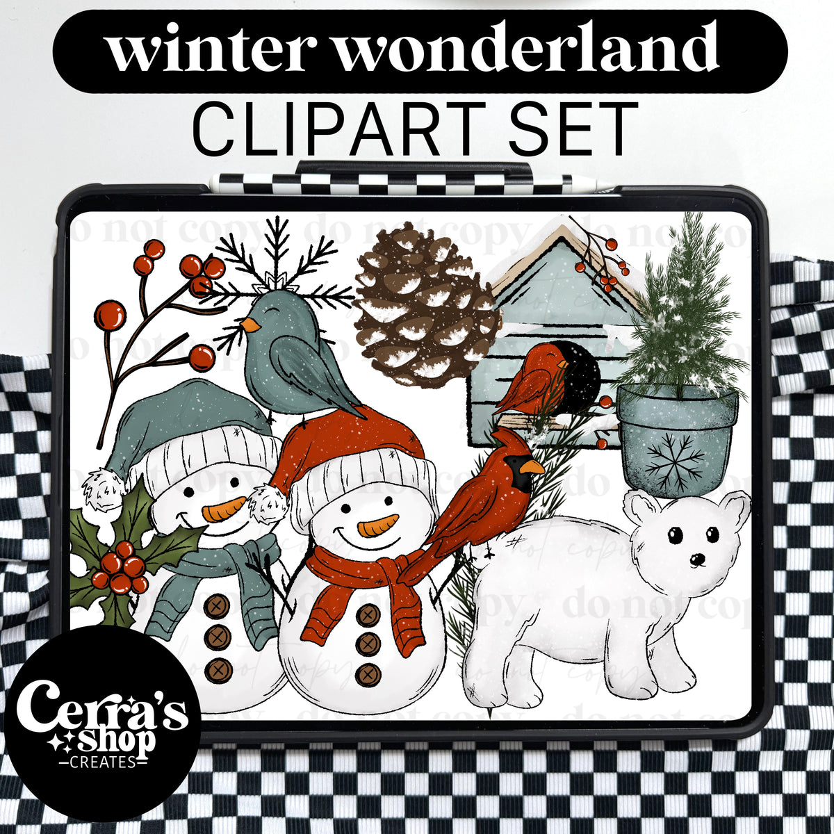 Winter Wonderland Clipart set