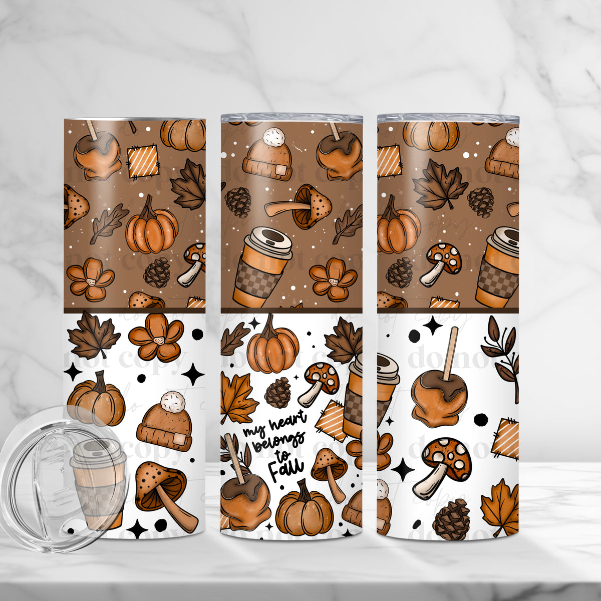 My Heart Belongs To Fall Tumbler Wrap