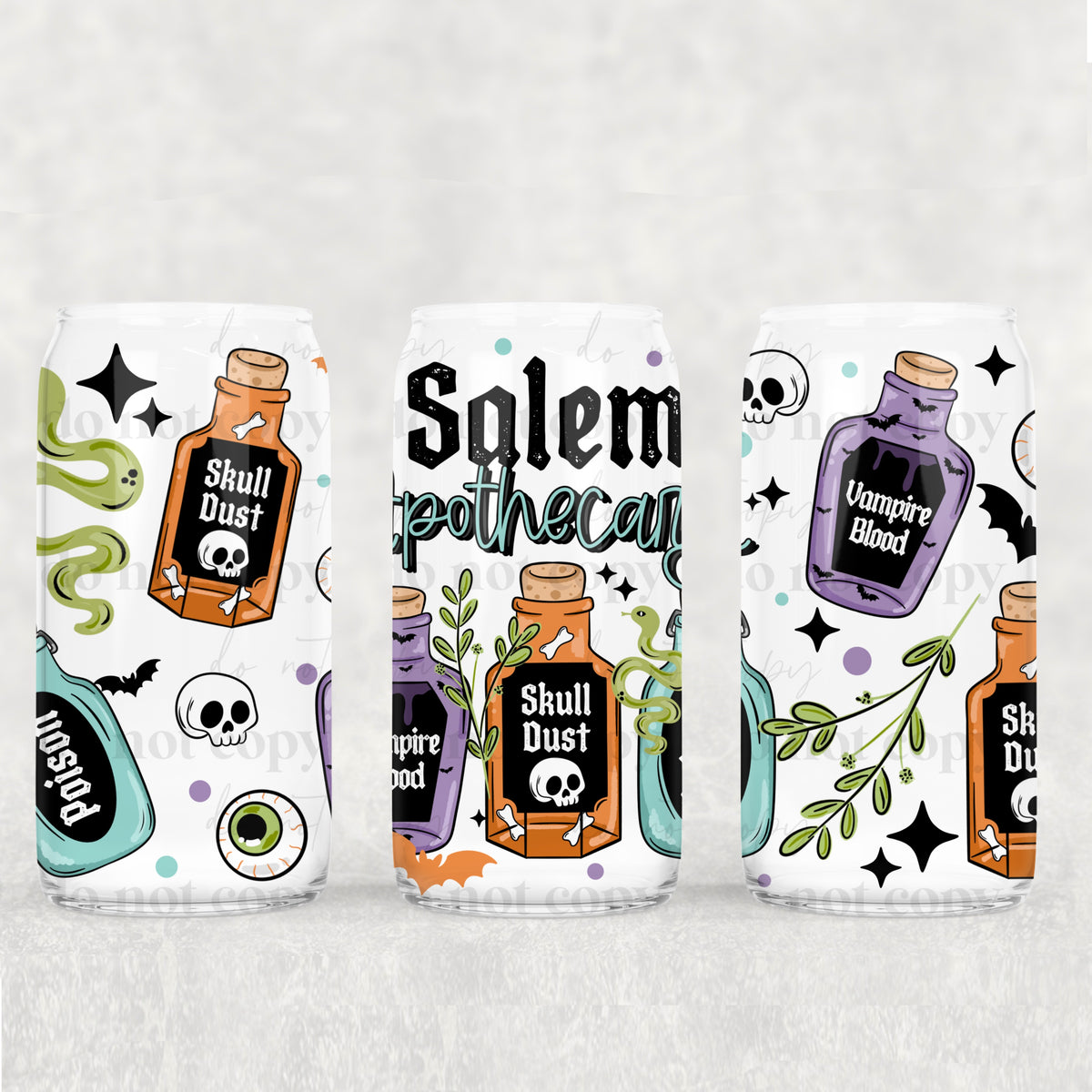 Salem Apothecary 16oz Glass Wrap