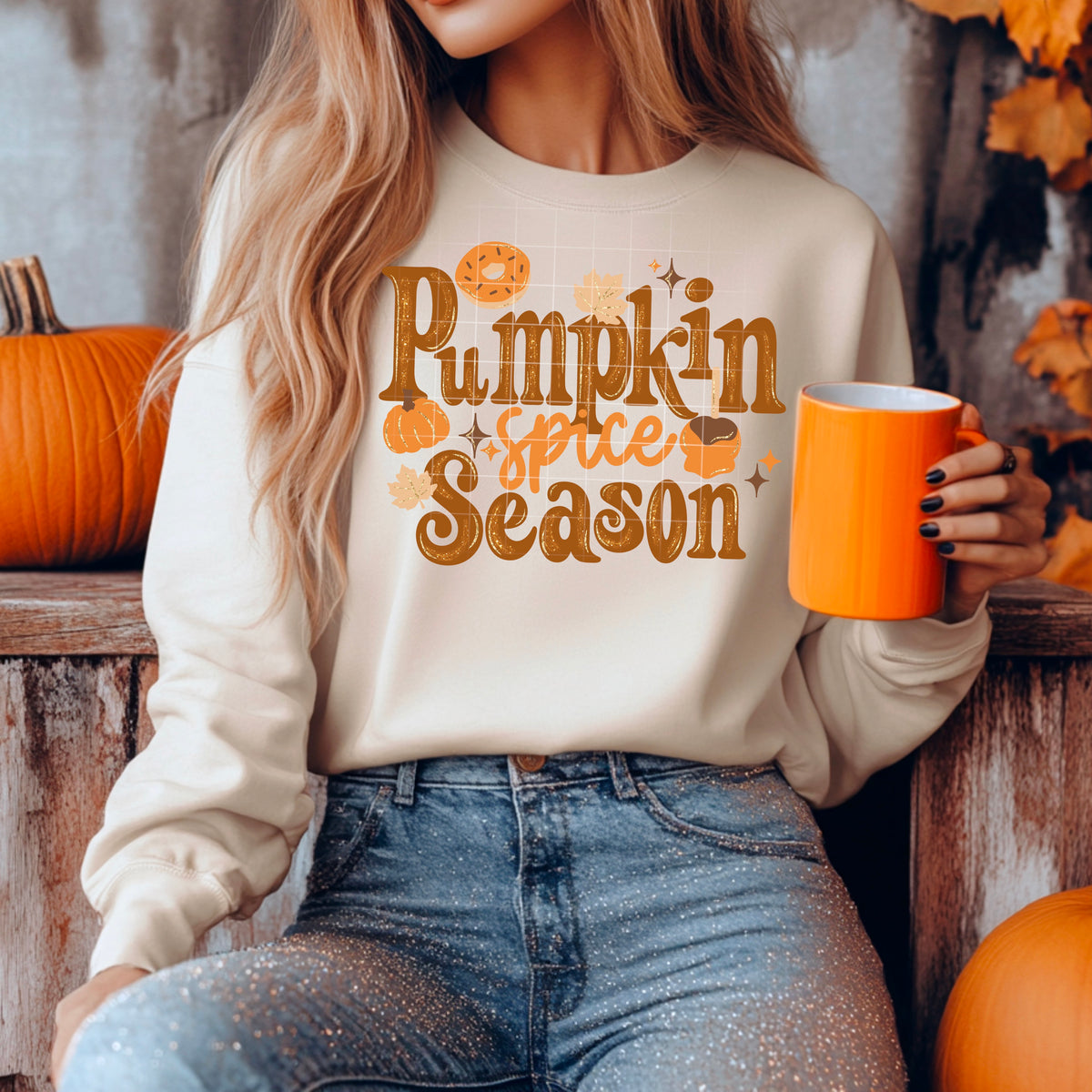 Pumpkin Spice Season PNG