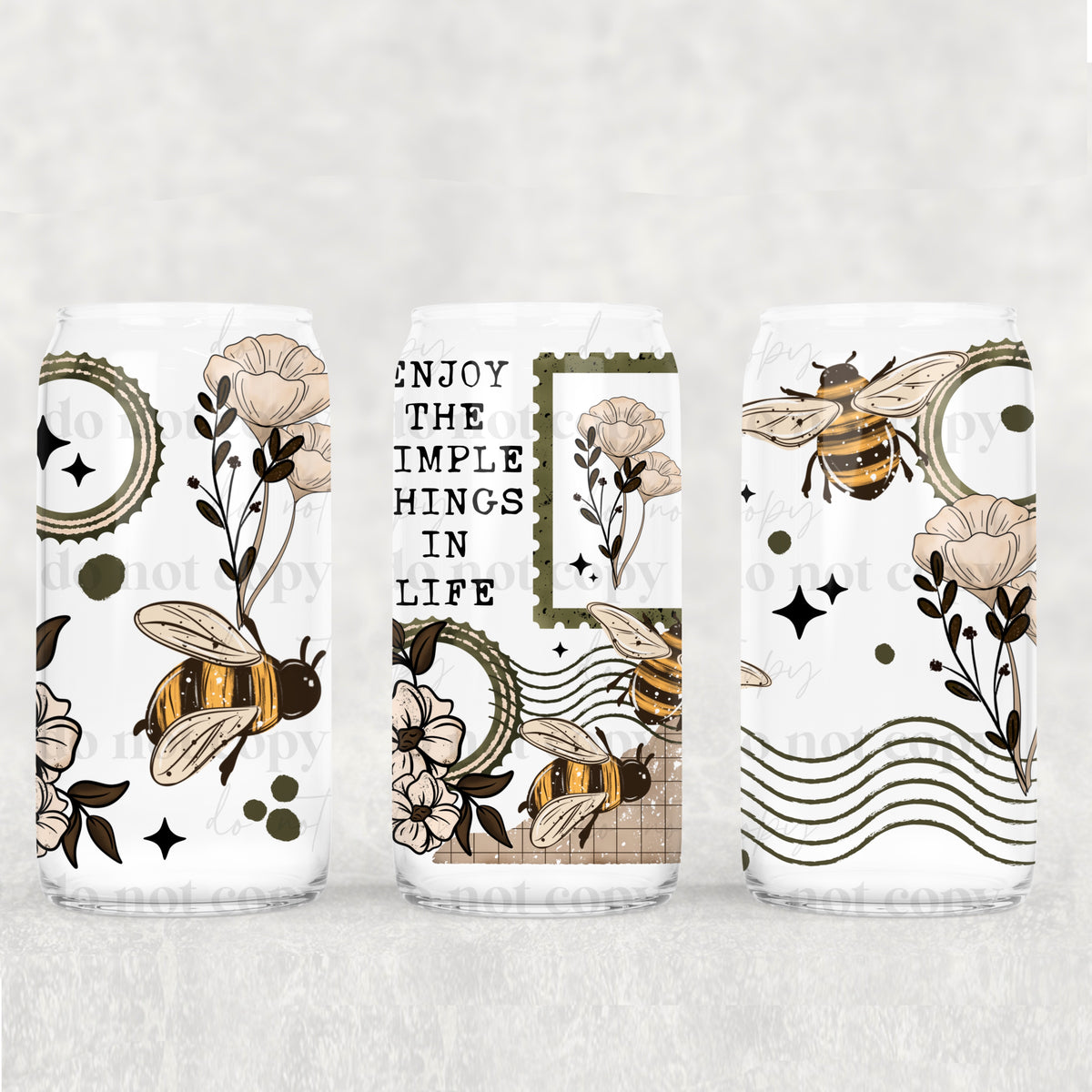 Simple Things 16oz Glass Wrap