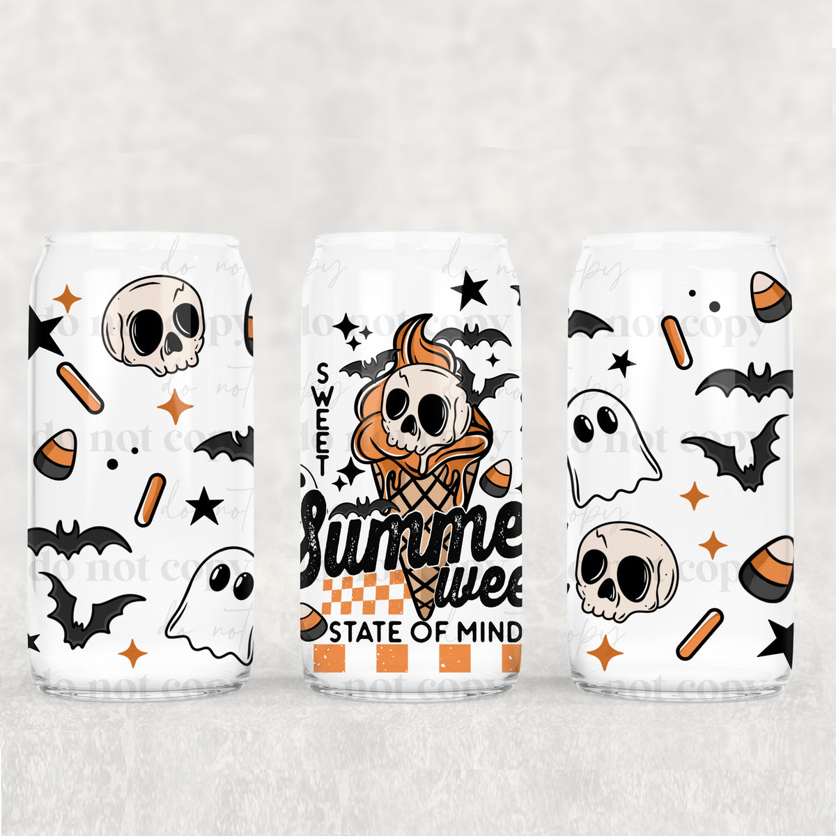 Summerween 16oz Glass Wrap