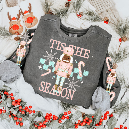 Tis the season nutcracker w/ Sleeves PNG