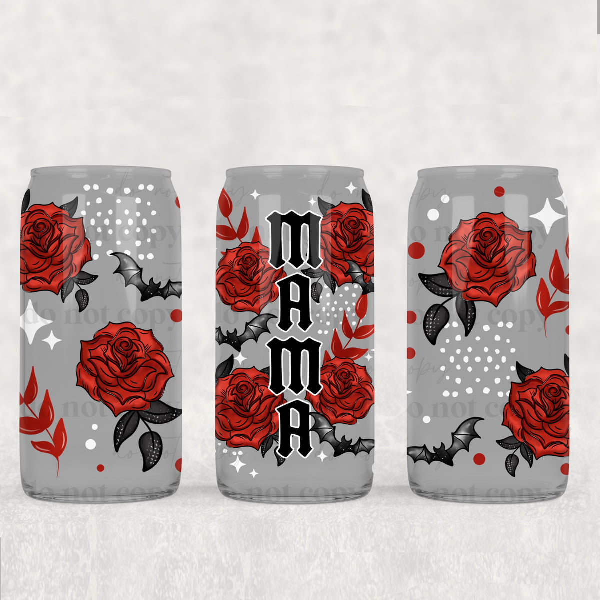 Mama Roses 16oz Glass Wrap