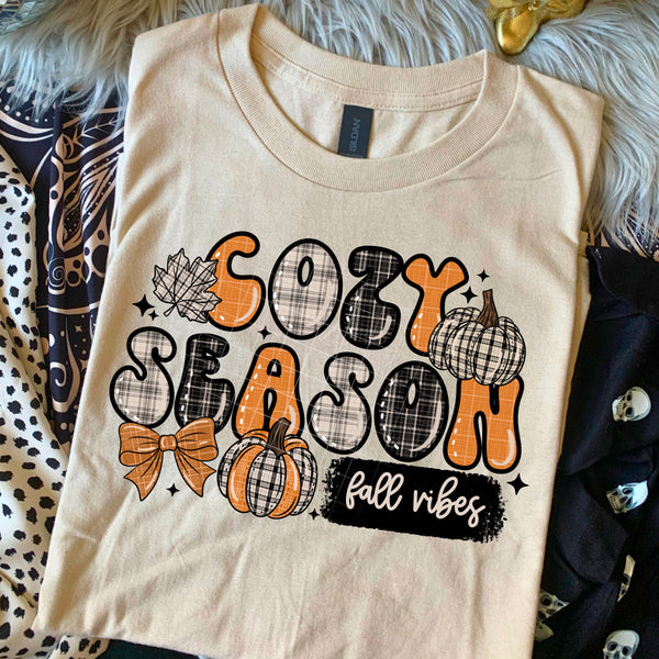 Cozy Season Plaid with Sleeves PNG