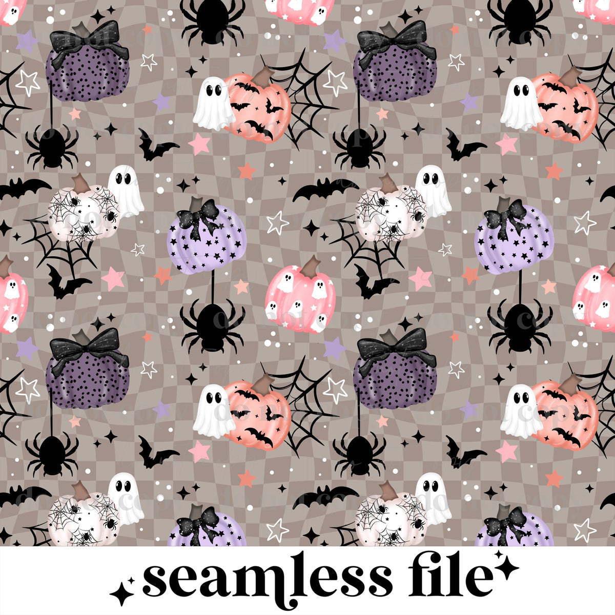 Spooky Pumpkins Seamless