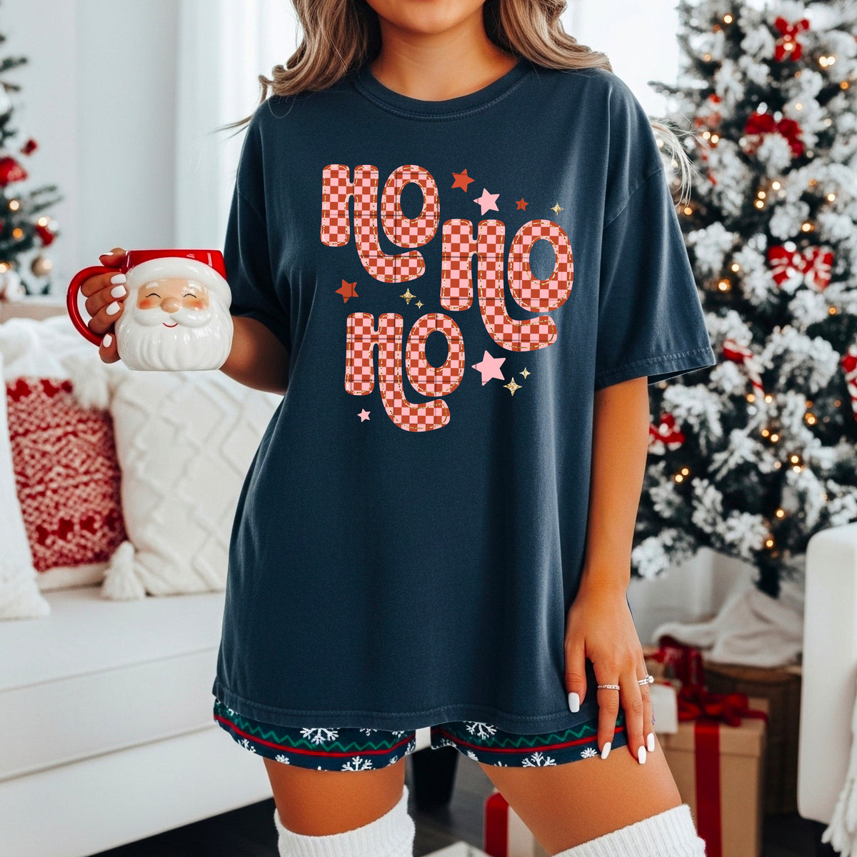 Ho Ho Ho checker PNG