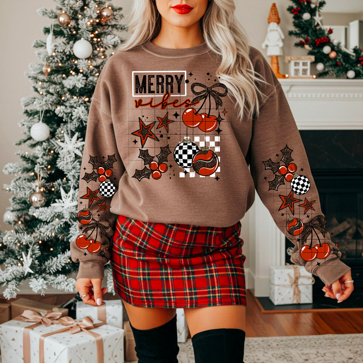 Merry Vibes w/ Sleeves PNG