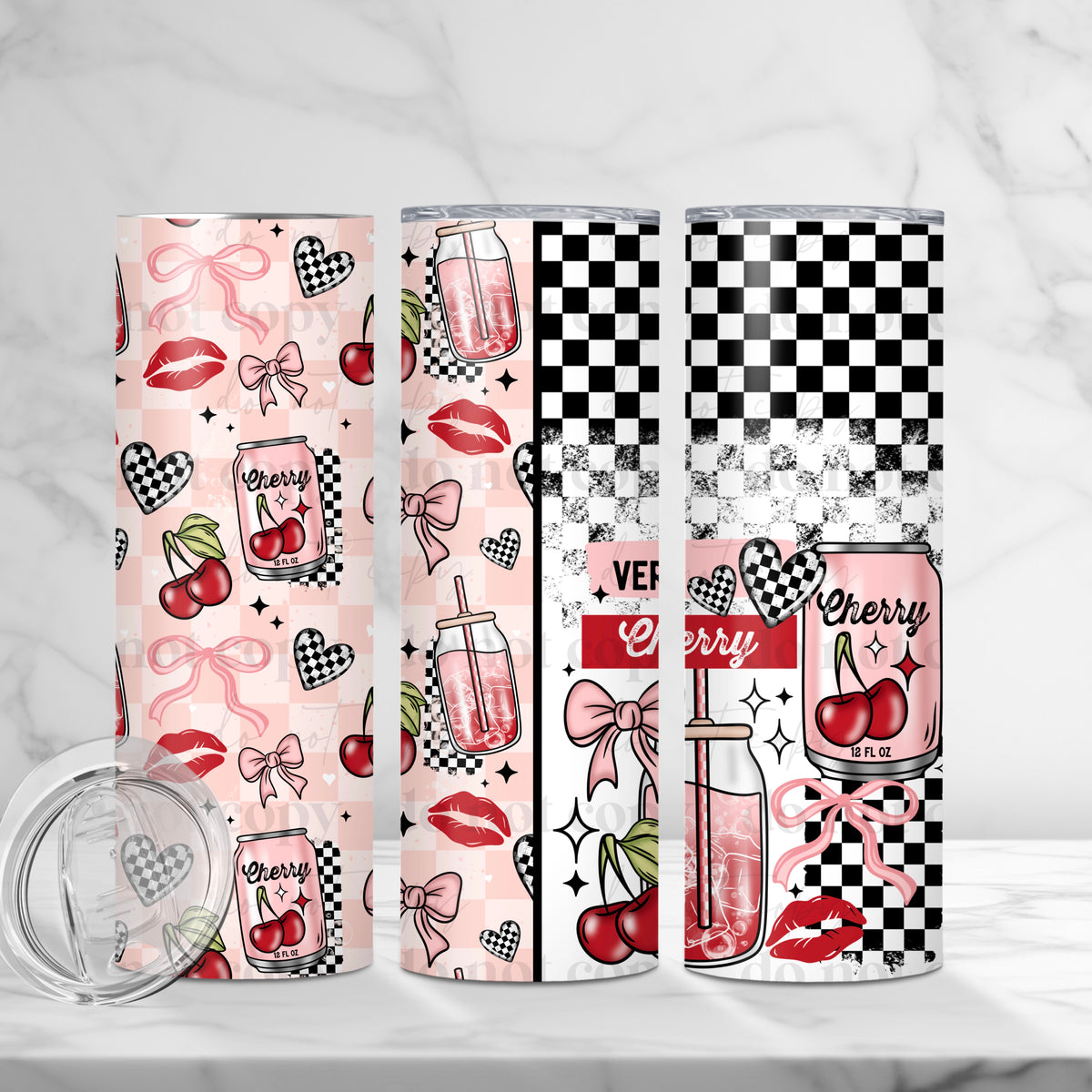 Very Cherry Tumbler Wrap