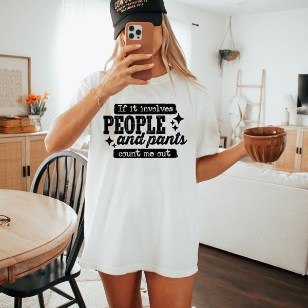 People and Pants Single Color PNG