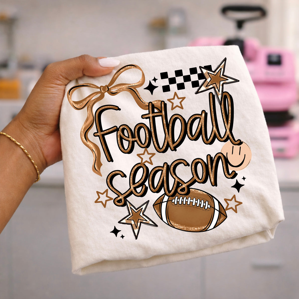 Football Season Bow PNG